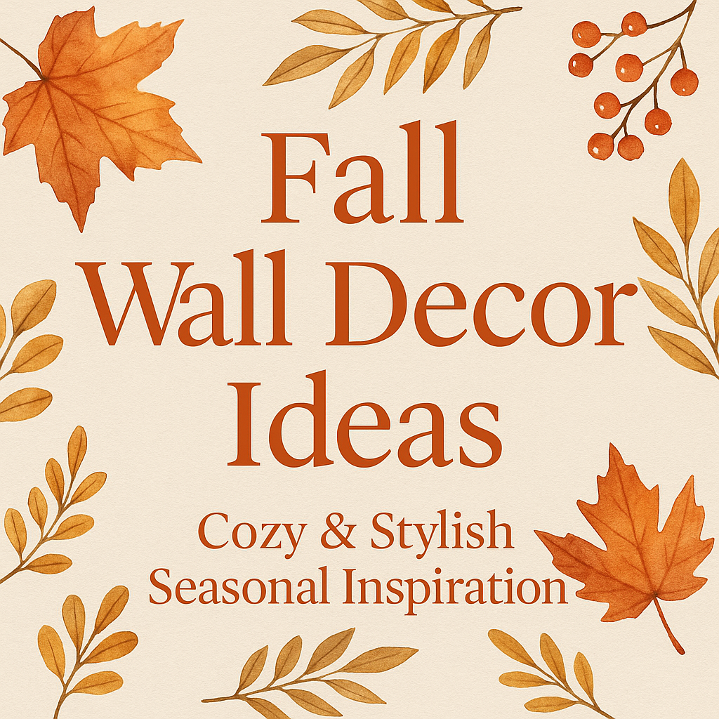 Fall Wall Decor Ideas | Seasonal Signs & Custom Autumn Art