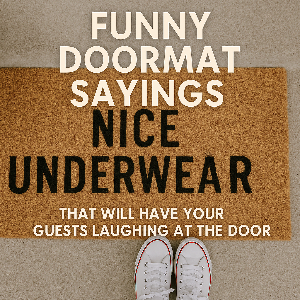 Funny Doormat Sayings That Will Have Your Guests Laughing at the Door