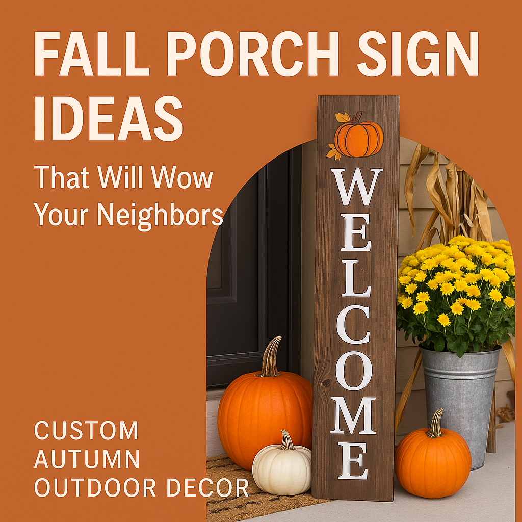 Fall Porch Sign Ideas That Will Wow Your Neighbors