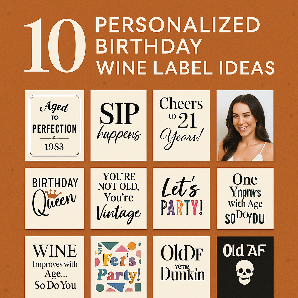 10 Personalized Birthday Wine Label Ideas for Every Age