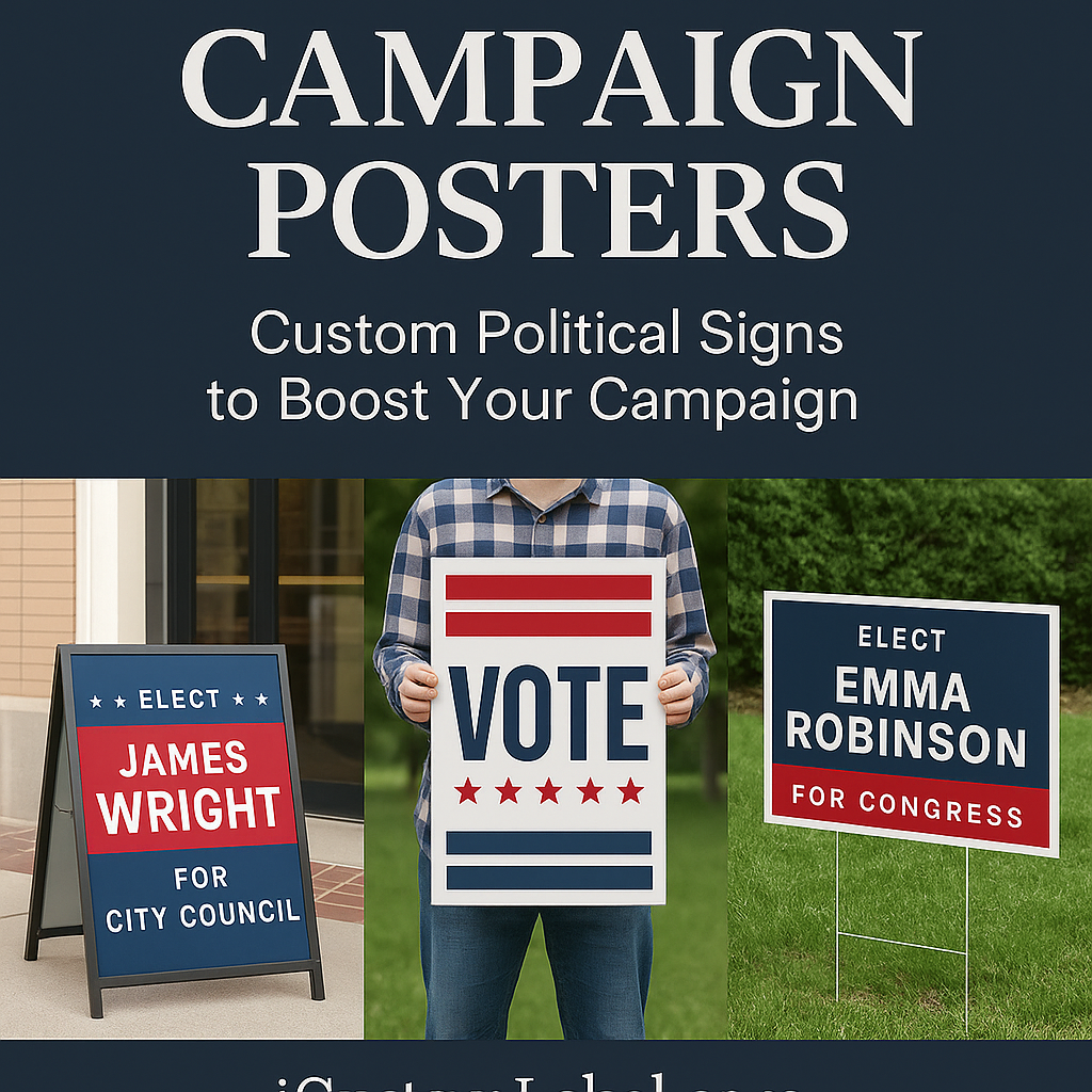 Campaign Posters – Custom Political Signs to Boost Your Campaign