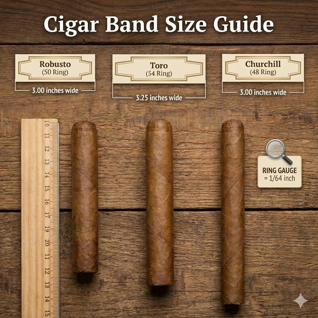 Cigar Band Size Guide Will It Fit? Ring Gauge Chart & Tips iCustomLabel
