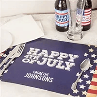 4th of July Placemats - iCustomLabel