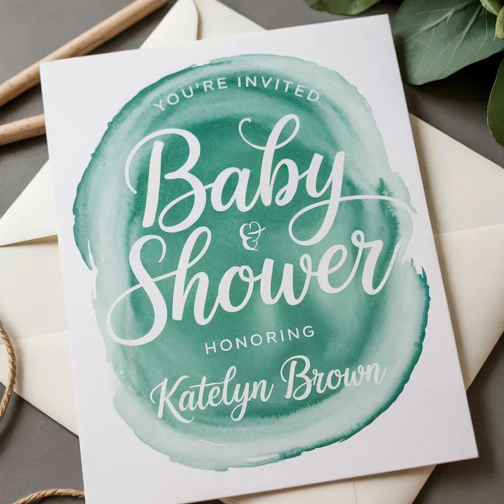 Custom Baby Shower Invitations – Personalized & Stylish Designs - iCustomLabel