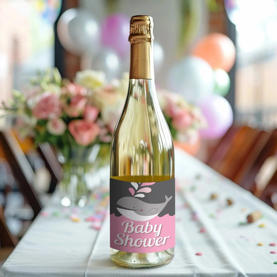 Custom Baby Shower Wine Labels – Personalized Bottle Stickers - iCustomLabel