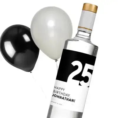 Custom Birthday Liquor Labels – Personalized Bottle Stickers - iCustomLabel