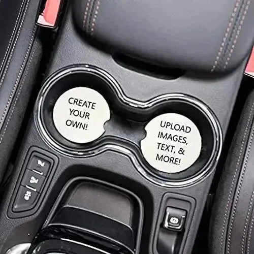 Custom Car Coasters | Personalized Auto Accessories for Every Style - iCustomLabel