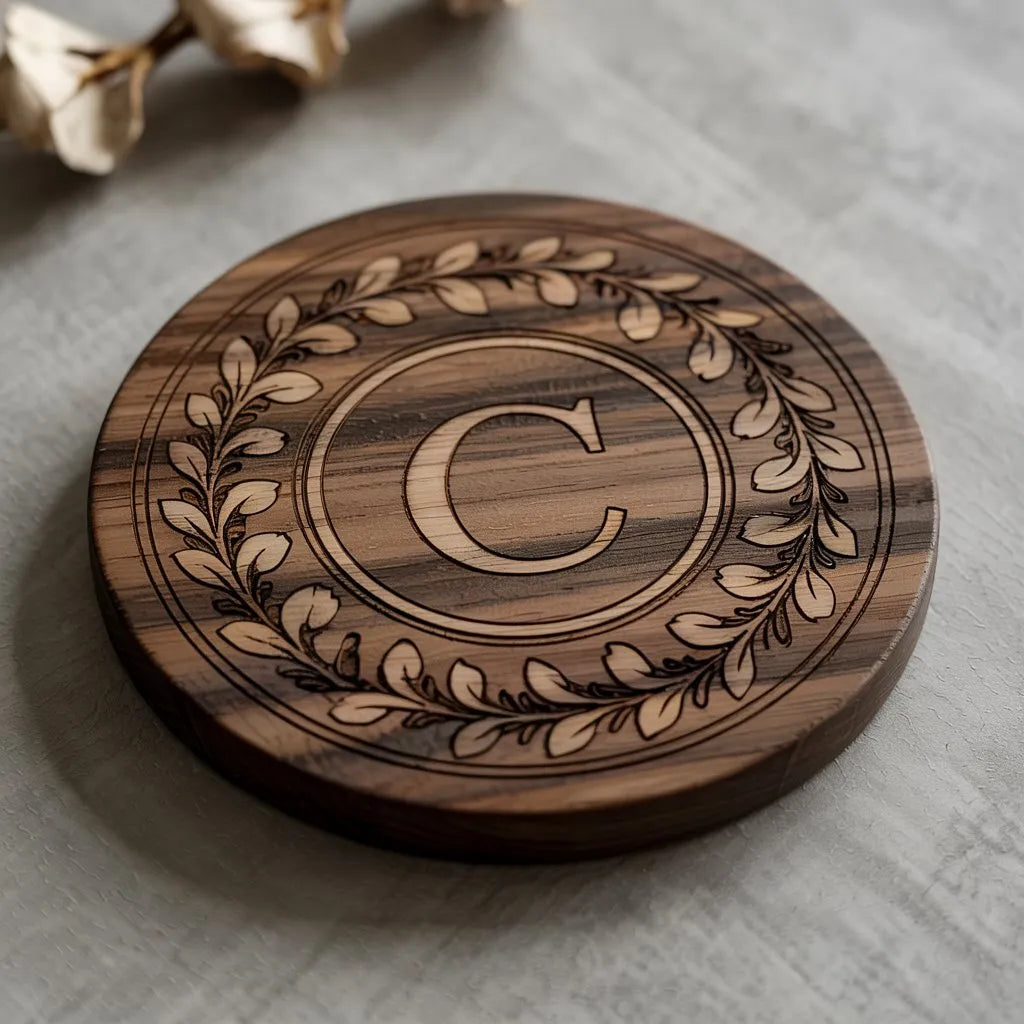 Engraved Coasters | Custom Wood, Slate & Cork Coaster Sets - iCustomLabel
