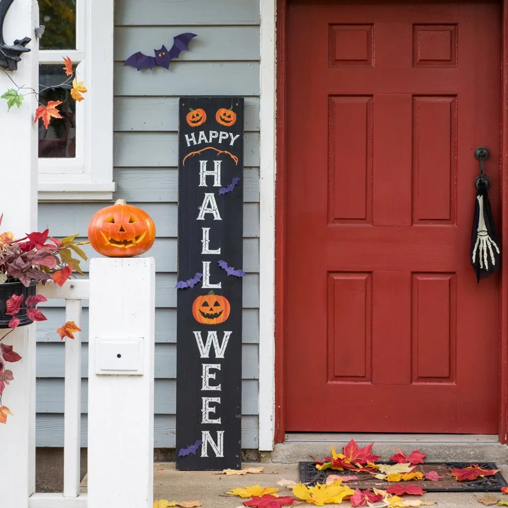 Halloween Porch Signs | Custom Outdoor Halloween Decor - iCustomLabel