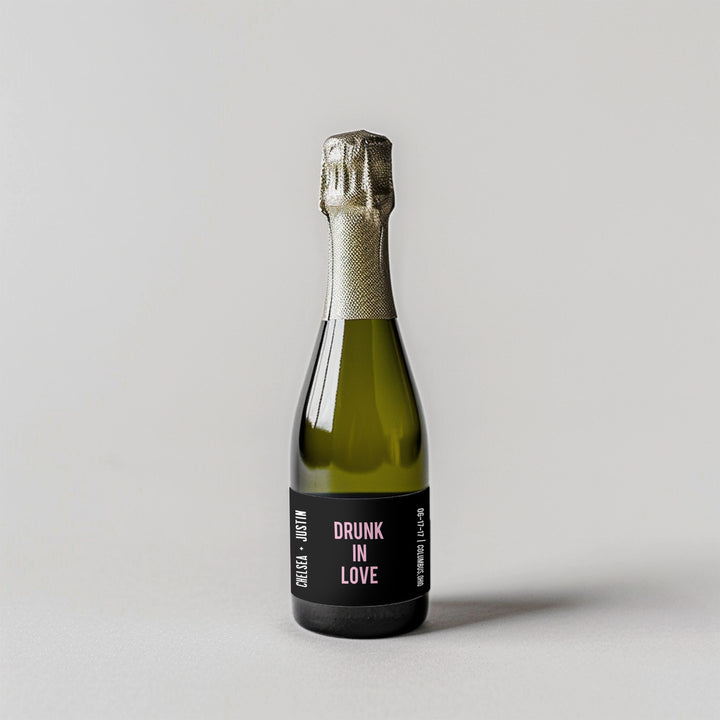 Drunk In Love Mini Champagne Split Label