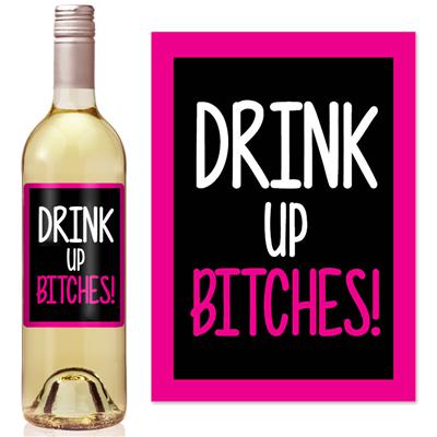 Bitches Wine Label