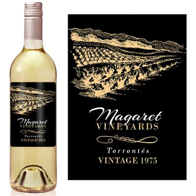 Gold Vineyard Wine Label
