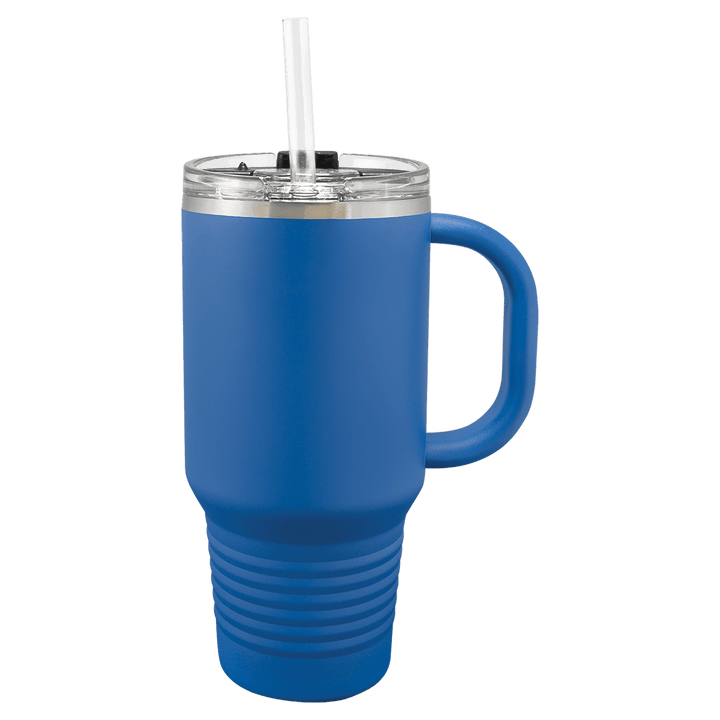 32oz Insulated Tumbler with Straw | Personalized Logo Design Travel Mug