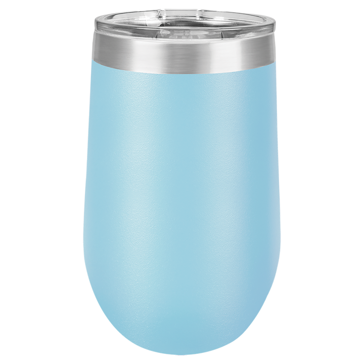 16 oz - Vacuum Insulated Stemless Wine Tumbler with Lid