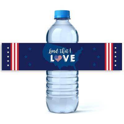 Land That I Love Water Bottle Labels