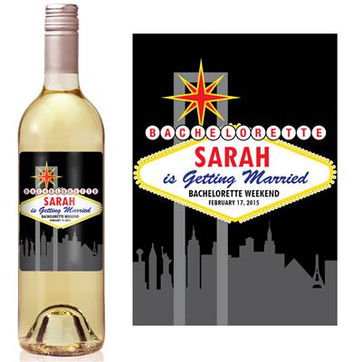 Las Vegas Wine Label
