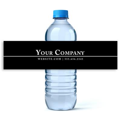 Simple Business Water Bottle Labels