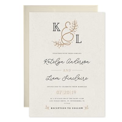Simplistic Wedding Invitations