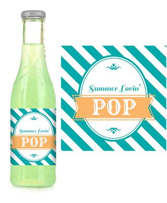 Summer Lovin' Soda Label