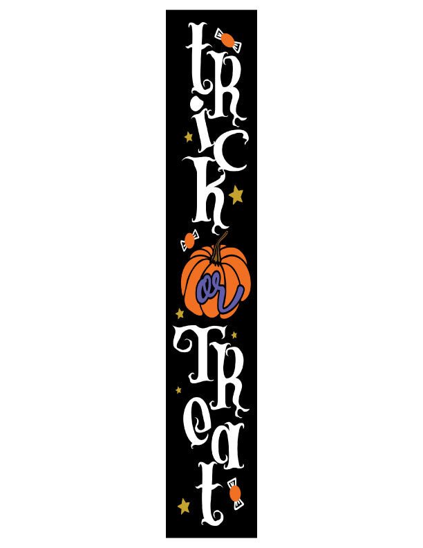 Trick or Treat Halloween Porch Sign