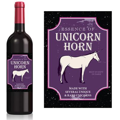 Unicorn Wine Label