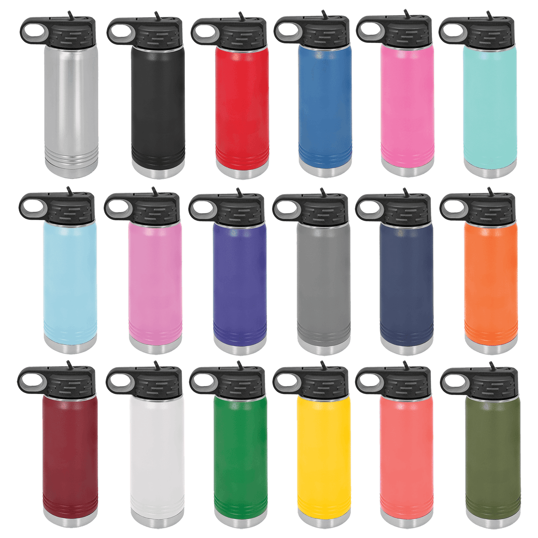 40 oz Water Bottle - Customizable Bottle with Flip Lid