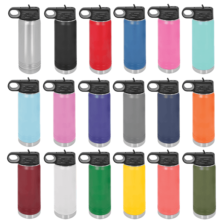 40 oz Water Bottle - Customizable Bottle with Flip Lid