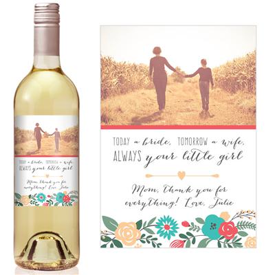 Your Little Girl Wine Label