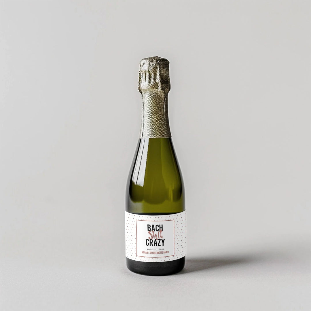 Bach Shit Mini Champagne Split Label - iCustomLabel
