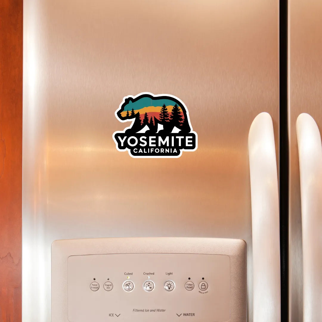Bear National Park Fridge Magnet - iCustomLabel