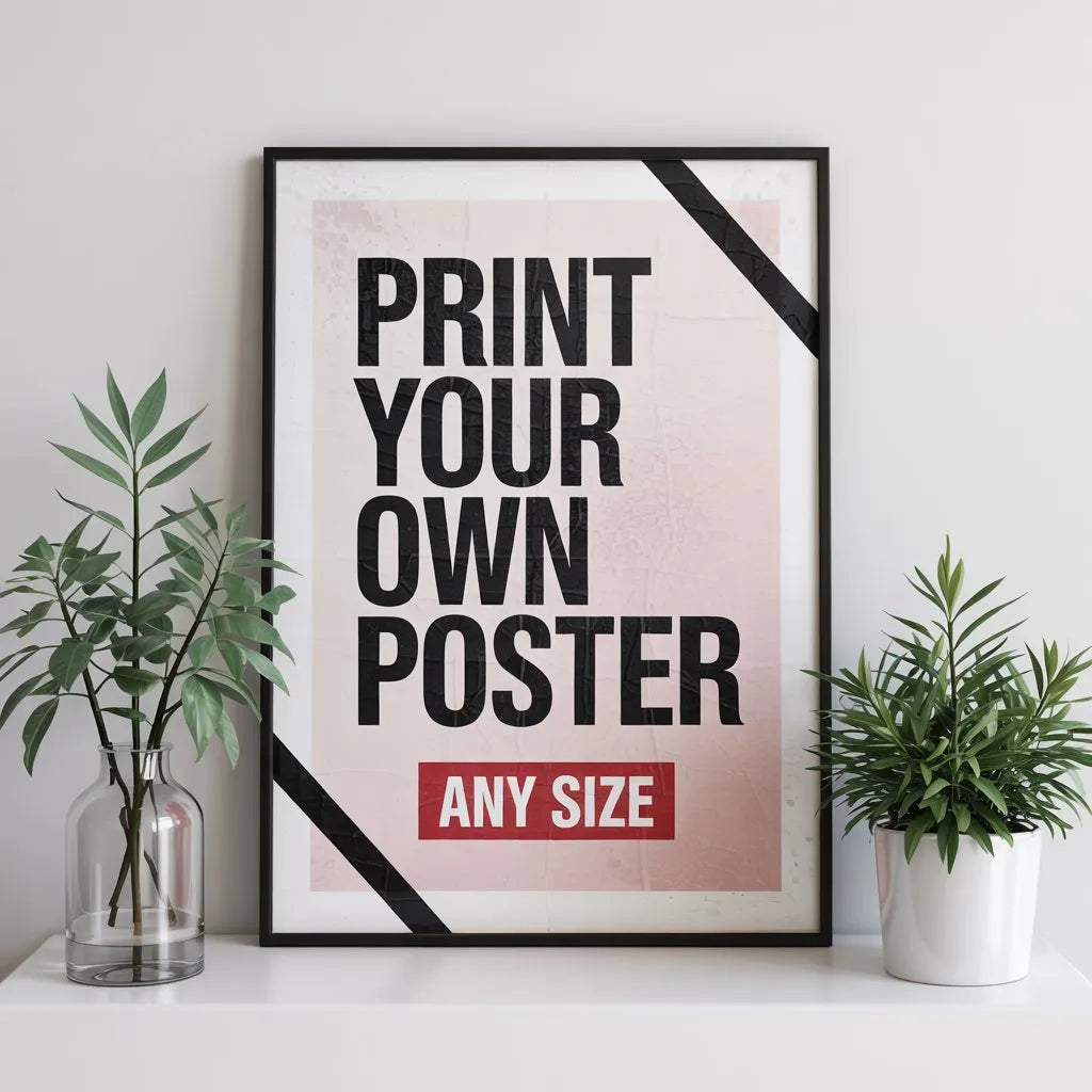 Custom Poster Printing – High-Quality Personalized Prints for Home, Office & Events - iCustomLabel