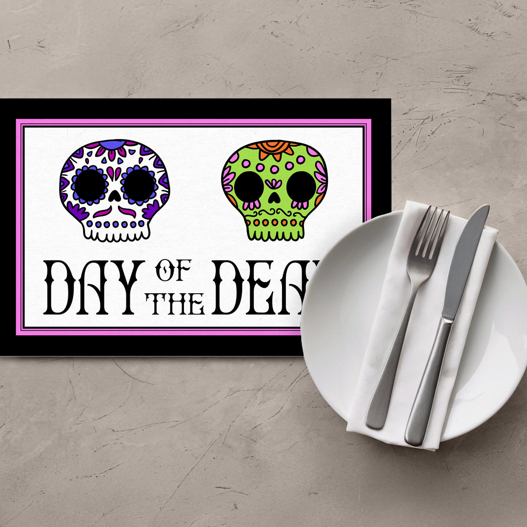 Day Of The Dead Placemats - iCustomLabel