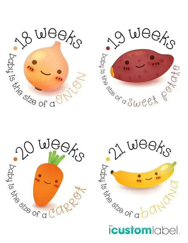 Garden Pregnancy Stickers - iCustomLabel