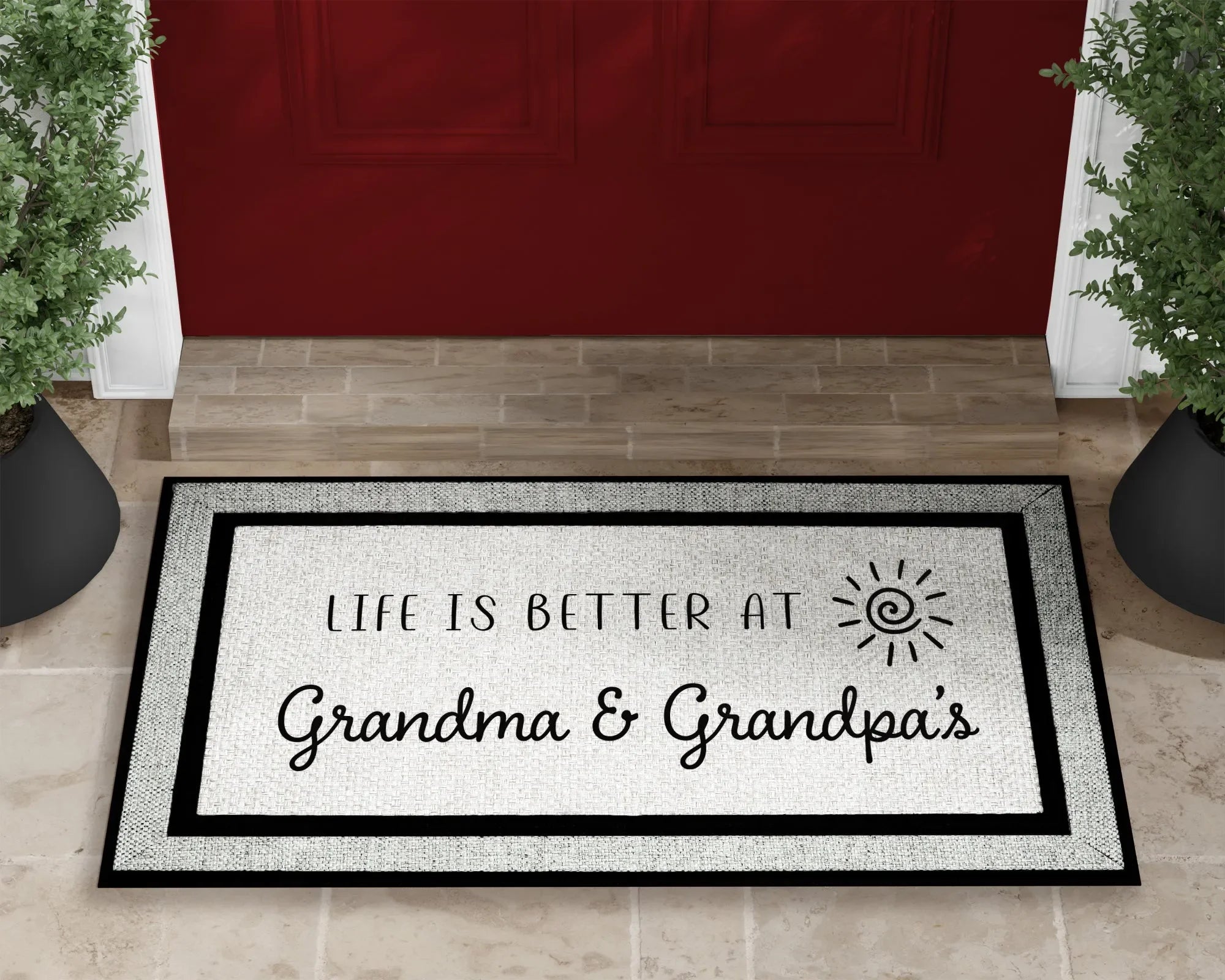 【doormats】2016年全日本種目別体操 完全版　約13300枚 Grandparents' House Doormat | Family Entry Decor – iCustomLabel