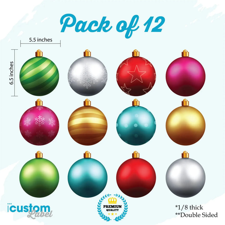Hanging Outdoor Christmas Ornaments - iCustomLabel