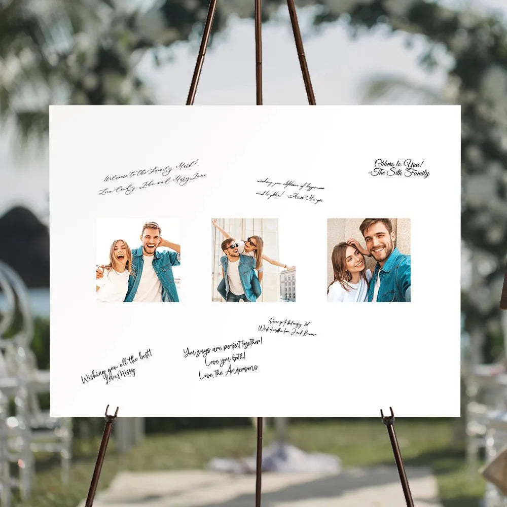 Happiness Guest Book Sign - iCustomLabel
