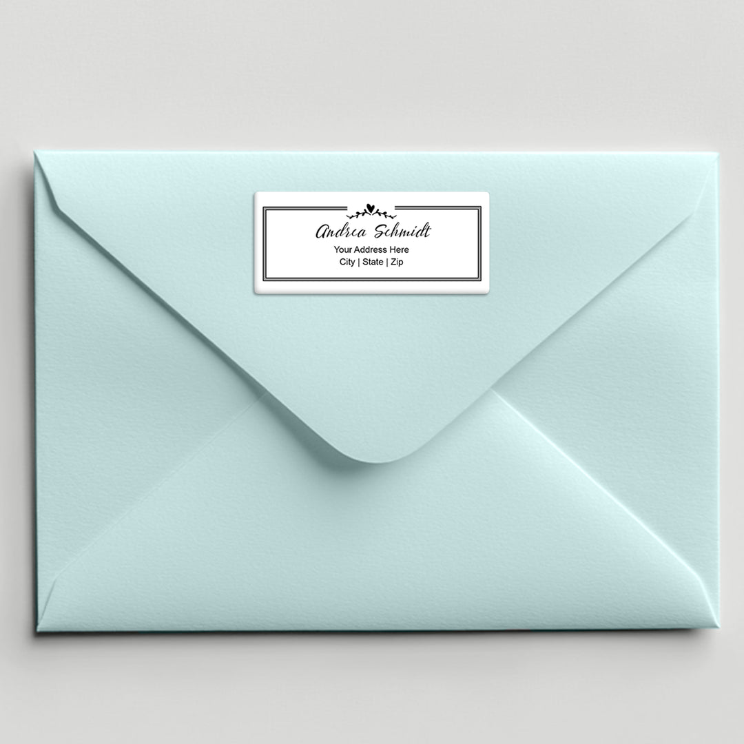 Heart Address Label - iCustomLabel