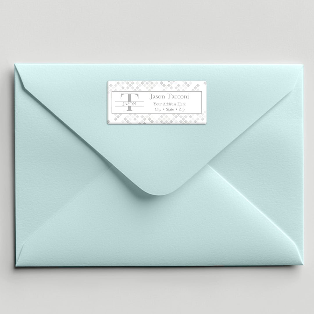 Hex Shapes Address Label - iCustomLabel