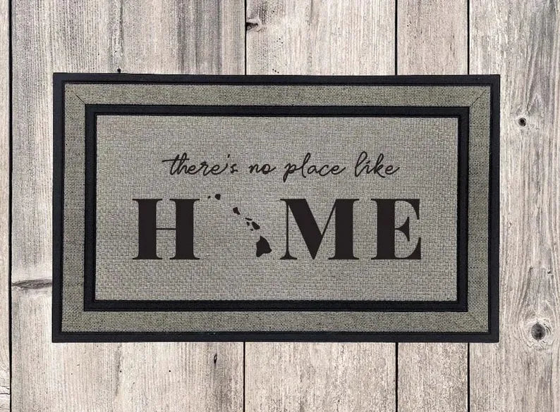 Home Hawaii Door Mat - iCustomLabel