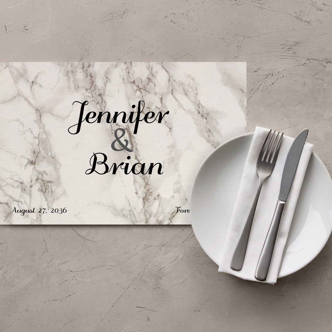 Marble Simple Placemats - iCustomLabel