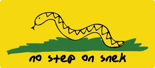 No Step On Snek Gadsden Flag Magnet Bumper Sticker - iCustomLabel