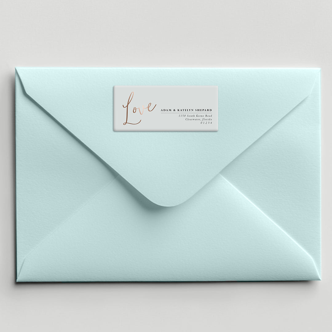 Rose Love Address Label - iCustomLabel