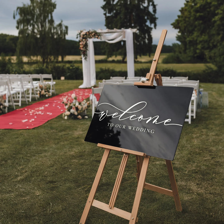 Signature Wedding Welcome Sign - iCustomLabel