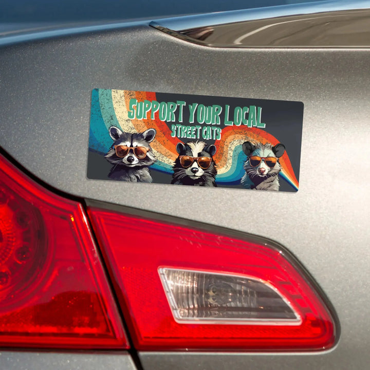 Support Your Street Cats Magnet Bumper Sticker - iCustomLabel