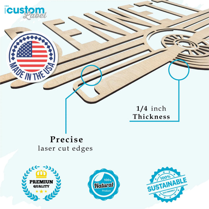 Virginia Beer Cap Holder Sign - iCustomLabel