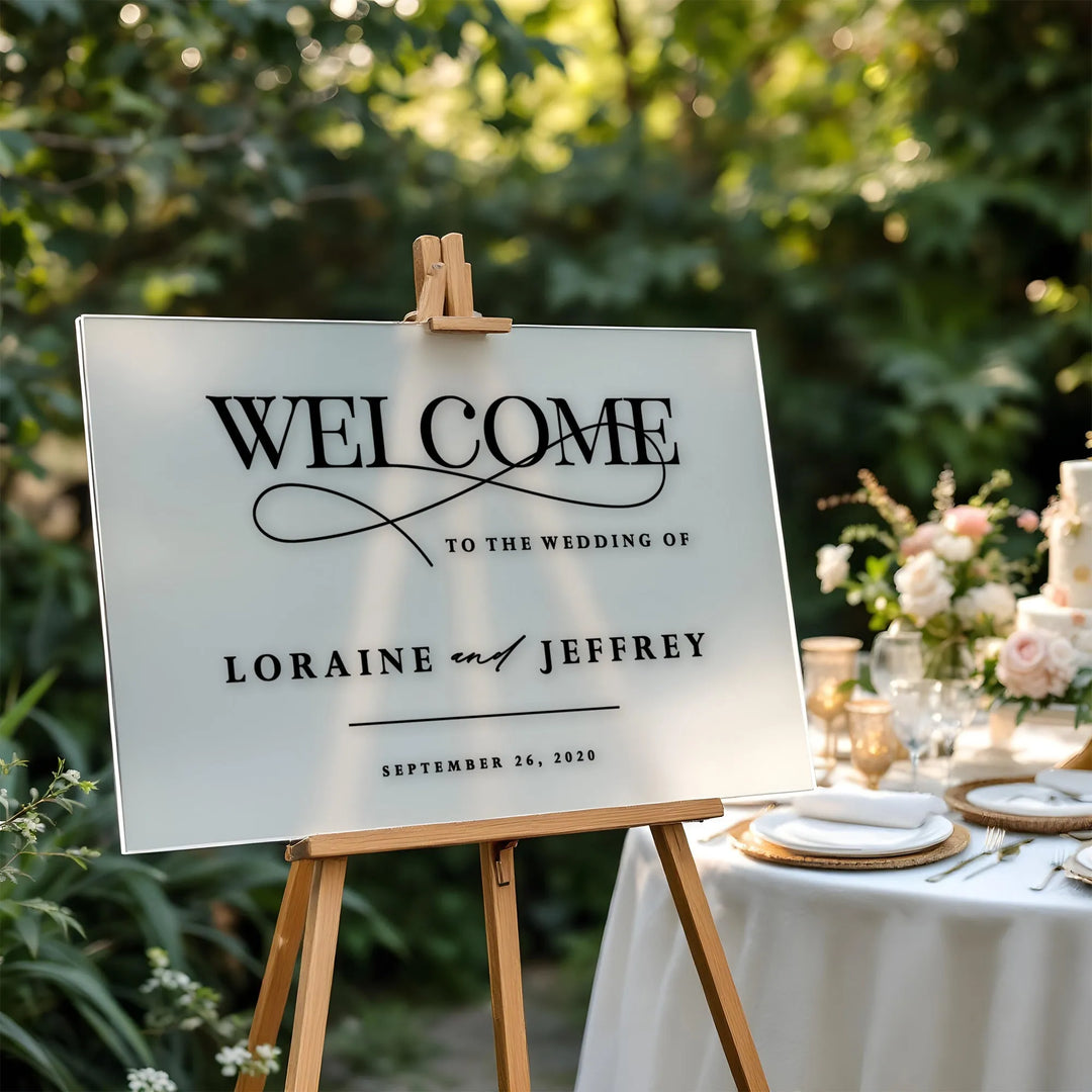 Waltz Wedding Welcome Sign - iCustomLabel
