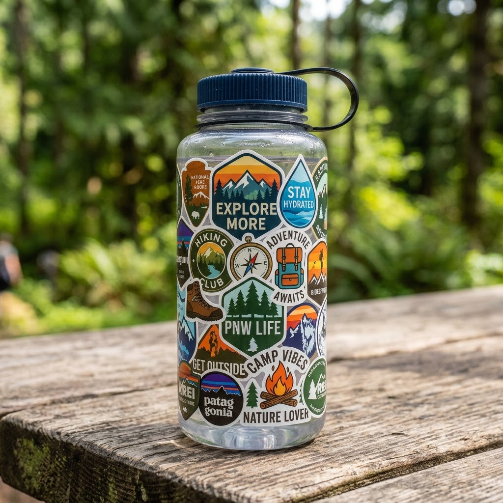 Water Bottle Sticker Ideas: Designs, Wraps & Printing Tips