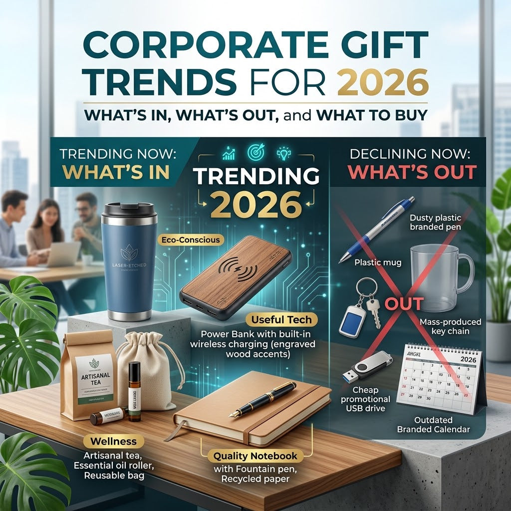 Corporate Gift Trends for 2026: What's In, What's Out, and What to Buy