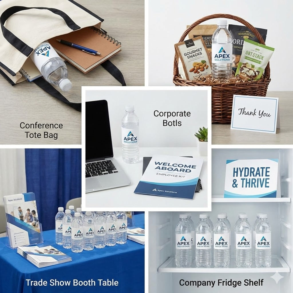 5 Creative Ways to Use Custom Water Bottles for Corporate Branding