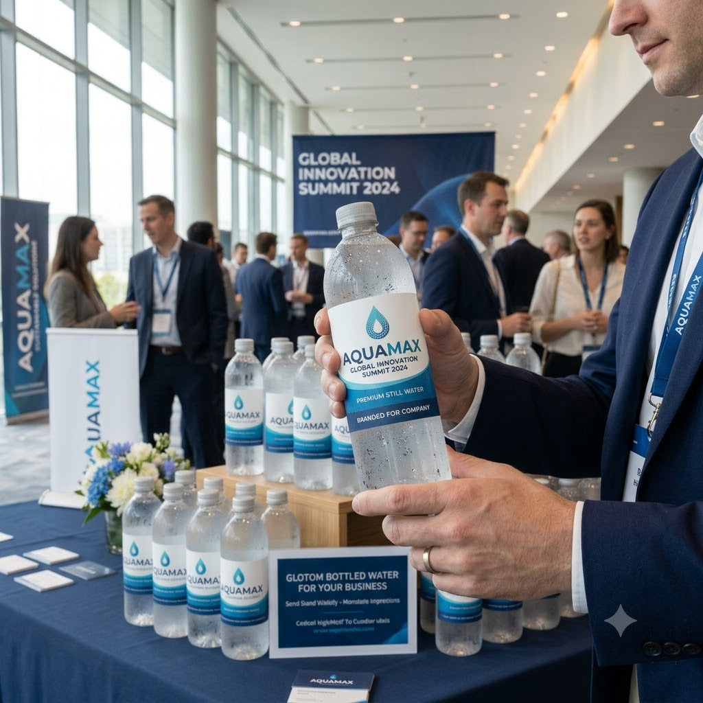 Custom Logo Water Bottles: How to Brand Bottled Water for Your Company
